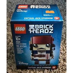Lego-Brickheadz Disney Captain Jack Sparrow Building Set (NWT) 41593